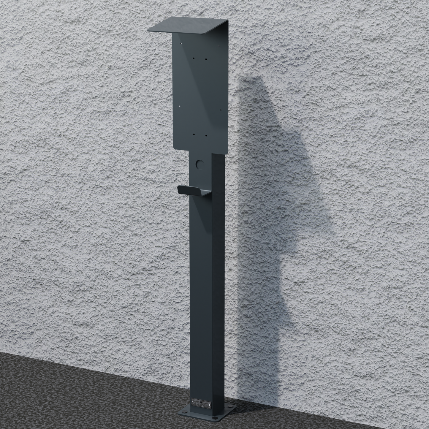 B-WARE: Ladesäule passend für Huawei FusionCharge und SmartCharger Wallbox mit Dach | Ständer | Standfuß | Stele | Base