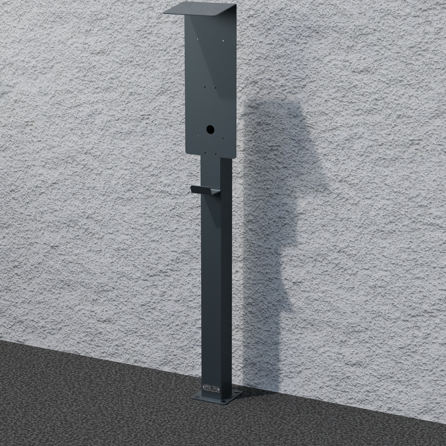 Ladesäule passend für Loxone Tree oder Air Wallbox mit Dach | Ständer | Standfuß | Stele | Base