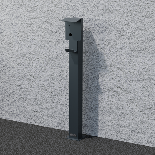 Ladesäule passend für Pulsar, Pulsar Plus Wallbox mit Dach | Ständer | Standfuß | Stele | Base