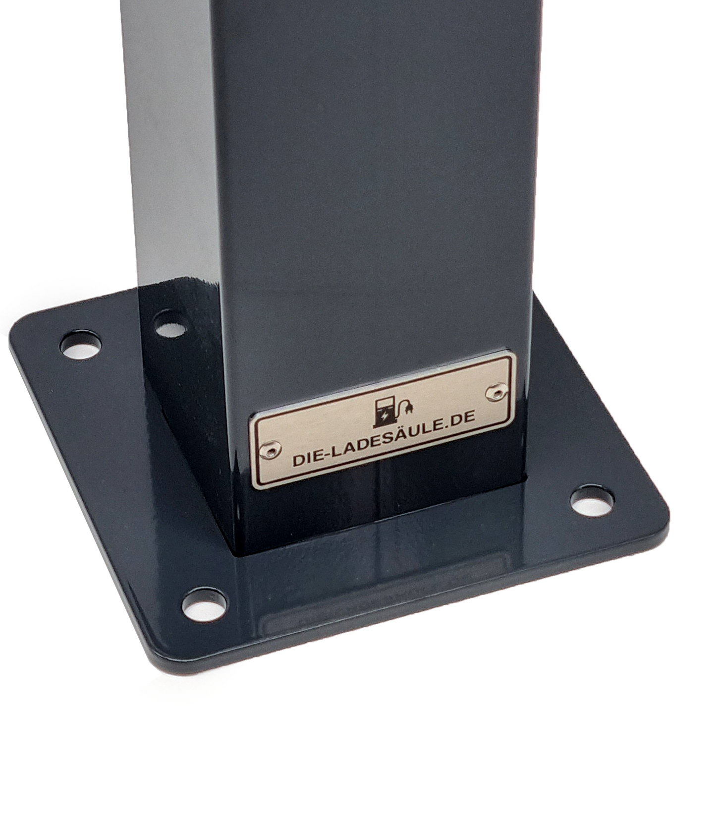 Doppel Ladesäule / Standfuß passend für Voitas Wallbox aus Edelstahl mit Pulverbeschichtung | Ständer | Standfuß | Stele |
