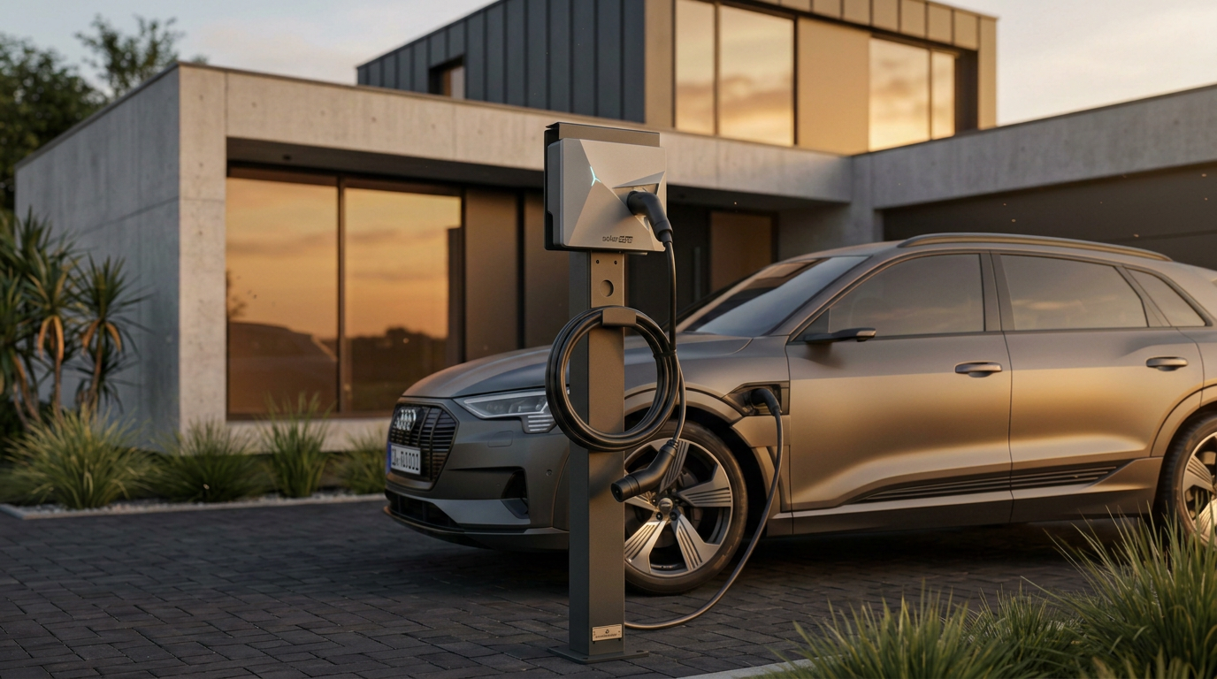 Ladesäule speziell passend für Ohme Home Pro 11 Kw mit Dach | Ständer | Standfuß | Stele | Base (Kopie)