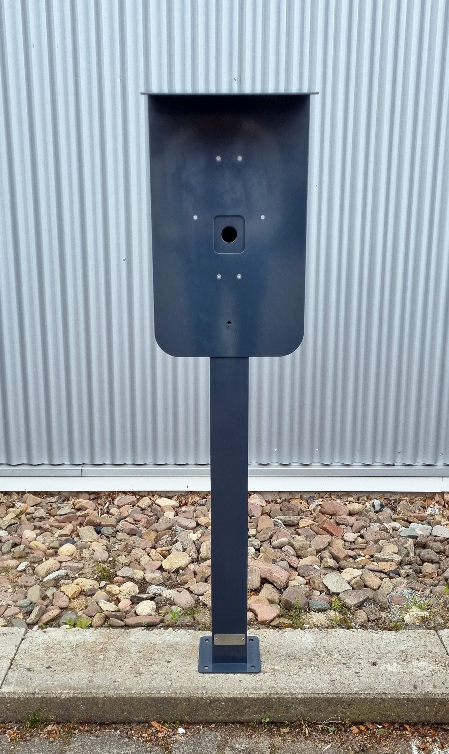 Ladesäule passend für ABL EM4 Twin Wallbox | mit Dach | Ständer | Standfuß | Stele