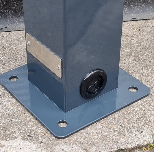 Dual Ladesäule "DUO" speziell für ABL EMH1 Wallbox - Stele - Standfuß - Ständer