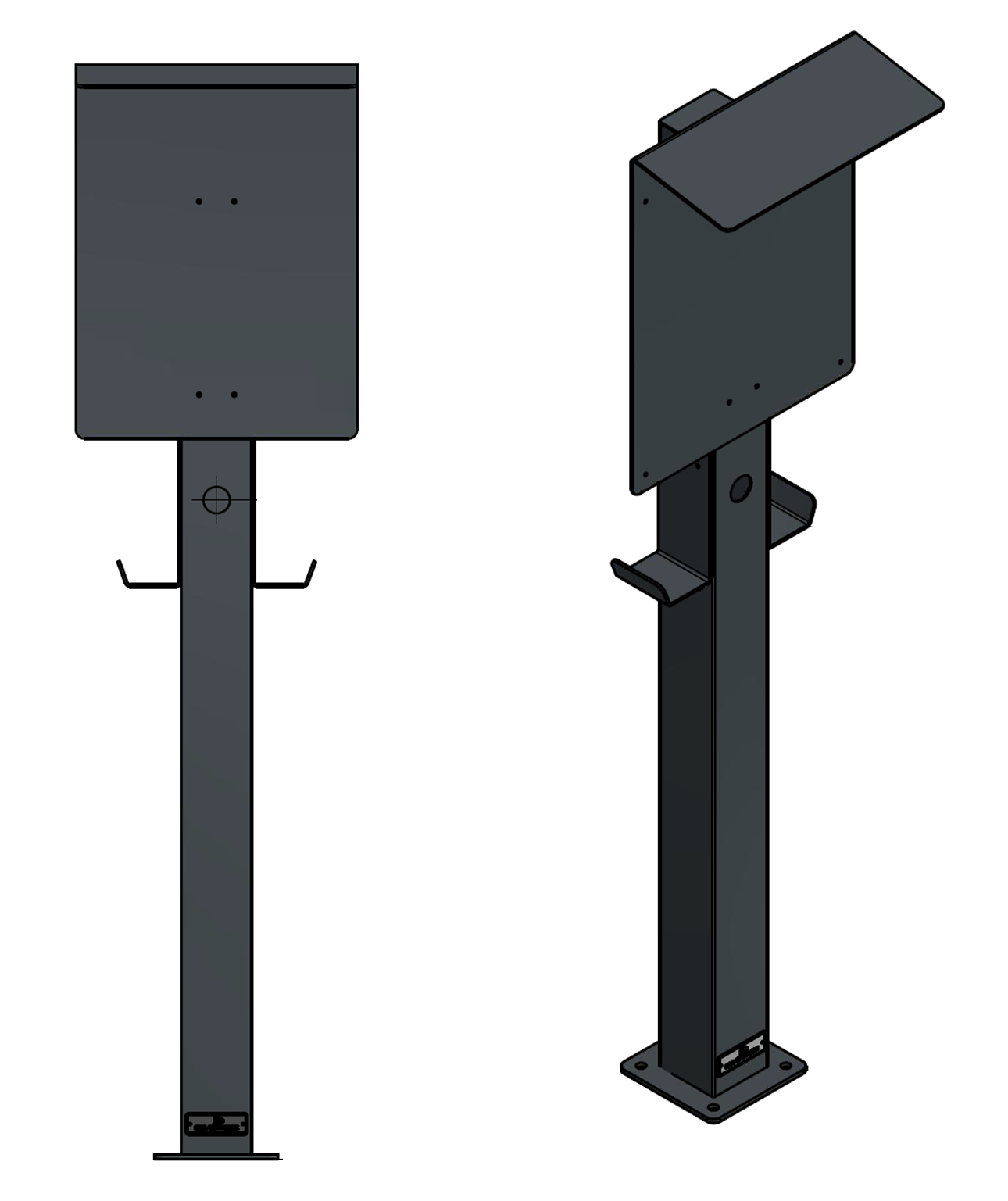 Ladesäule passend für Wallbox OpenWB Series 2