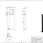 Ladesäule passend für Elli Charger 2 / Pro 2 /  Audi, Skoda, VW, Seat, Cupra Wallbox  mit Dach | Ständer | Standfuß | Stele
