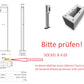 Fertigfundament speziell für KEBA Standfuß KeContact P20 / P30, Ladesäule (Keba 89735,90786)