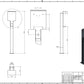Ladesäule passend für SolarEdge One EV Ladestation / Wallbox mit Dach | Ständer | Standfuß | Stele
