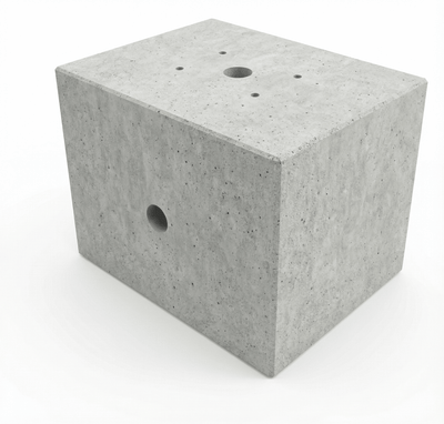 Fertigfundament für Autel MaxiCharger Standfuß Single