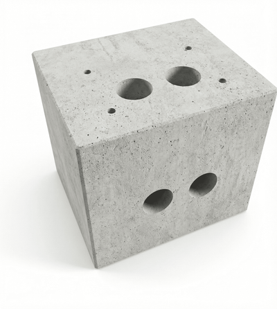 Delta Betonfundament für DC 50 Wallbox - Fertigfundament