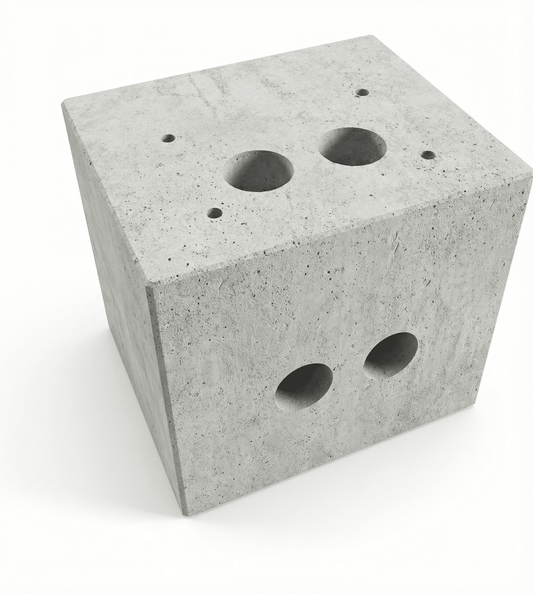 Delta Betonfundament für DC 50 Wallbox - Fertigfundament