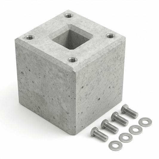 Fertigbetonfundament speziell passend für Original Easee Base 1-Way, 2-Way, 4-Way (90322)