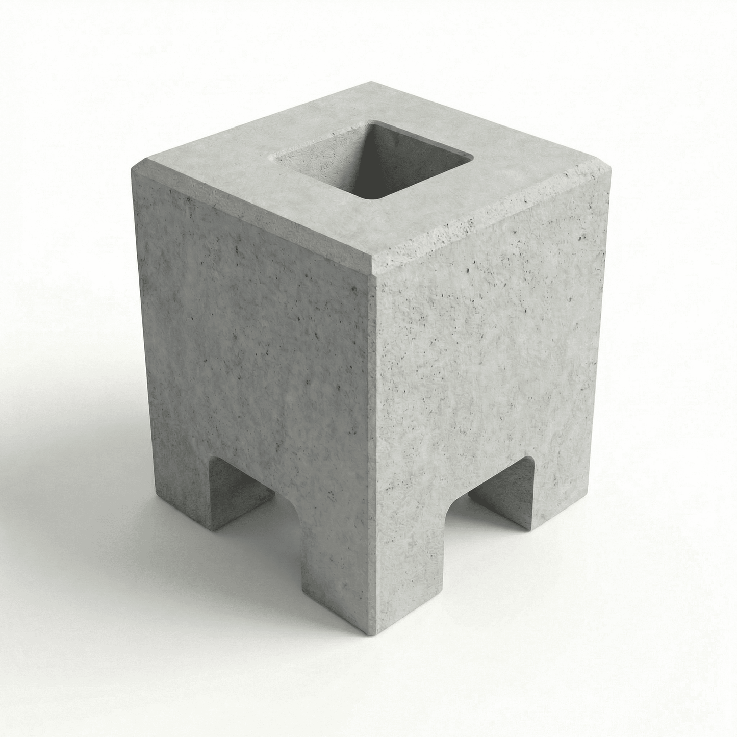 Universal Ladesäulen Fertigfundament - Selbst bohren - Inklusive Schwerlastanker - 600x500x500mm