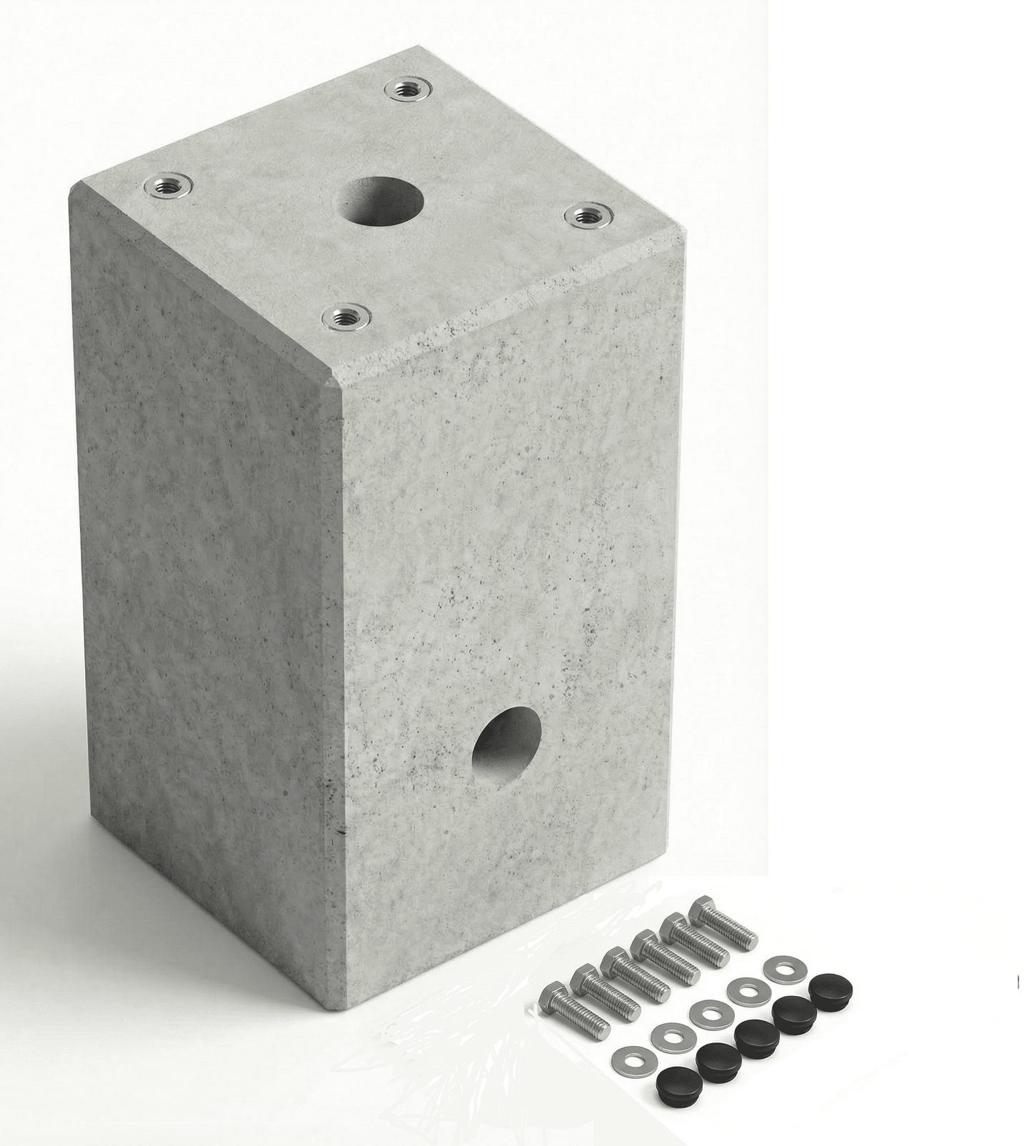 Fertigfundament XL (101 Kg) aus Beton für "DIE-LADESÄULE.DE" Ladesäule, Standfuß oder Stele