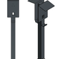 Dual Ladesäule "DUO" speziell für ABL EMH1 Wallbox - Stele - Standfuß - Ständer